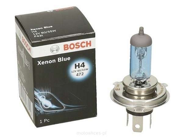 ｓｓ Żarówka H4 12V 60W/55W BOSCH Xenon Blue Light 1987302045