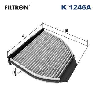 ③I.K.E Filtr kabinowy FILTRON K1246A - Euro Parts