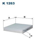 K1263 - Filtr kabinowy FILTRON K1263