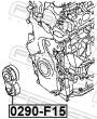 0290-F15 - NAPINACZ PASKA NISSAN JUKE F15 2010.06- JP