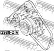 2988-DIV - ROLKA NAPINACZA LAND ROVER DISCOVERY IV 2010-2016