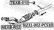 NEXB-R52 - OBEJMA TŁUMIKA NISSAN TEANA J31 2006.04-2008.02 EL