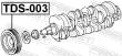 TDS-003 - KOŁO PASOWE WAŁU KORBOWEGO 2E/4EFE/5EFE TOYOTA COROLLA SED/C
