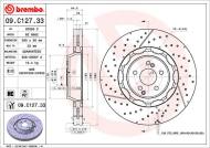 09.C127.33 - Tarcze hamulcowe BREMBO 09.C127.33