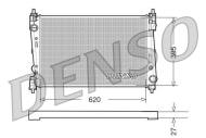 DRM09112 DENSO - Chłodnica wody DENSO DRM09112